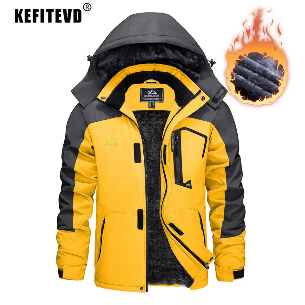 kf-Sdd0b0c2a225649a69e5f6f6f08b80be4G-KEFITEVD-Men-s-Winter-Ski-Jacket-Waterproof-Warm-Thick-Fleece-Hiking-Jackets-Raincoats-Snow-Jacket-Coats