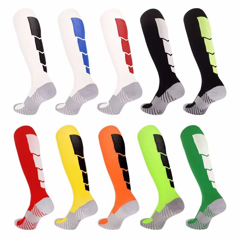 Anti Slip Men's Male Socks Soccer Sports Running Long Stockings Meias Socks Unisex Casual football socks good quality